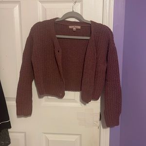 Button up knit cardigan